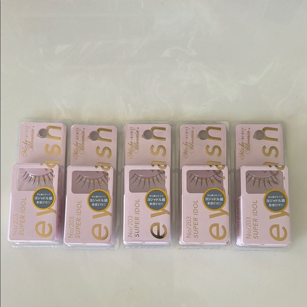 Lot of 5 Japanese Miche Blooming Idol Lashes